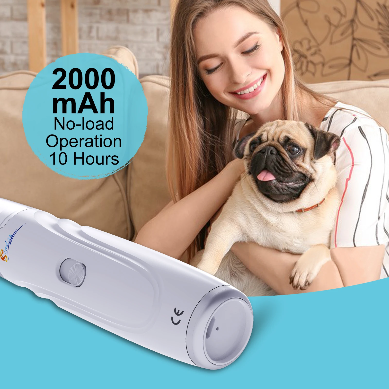 USB Rechargeable Pet Nail Grinder for Dogs and Cats - Image 5