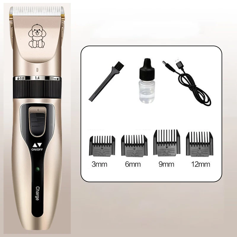 Cordless Pet Grooming Clippers with Ceramic Blade - Image 2