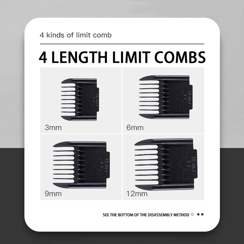 Cordless Pet Grooming Clippers with Ceramic Blade - Image 3