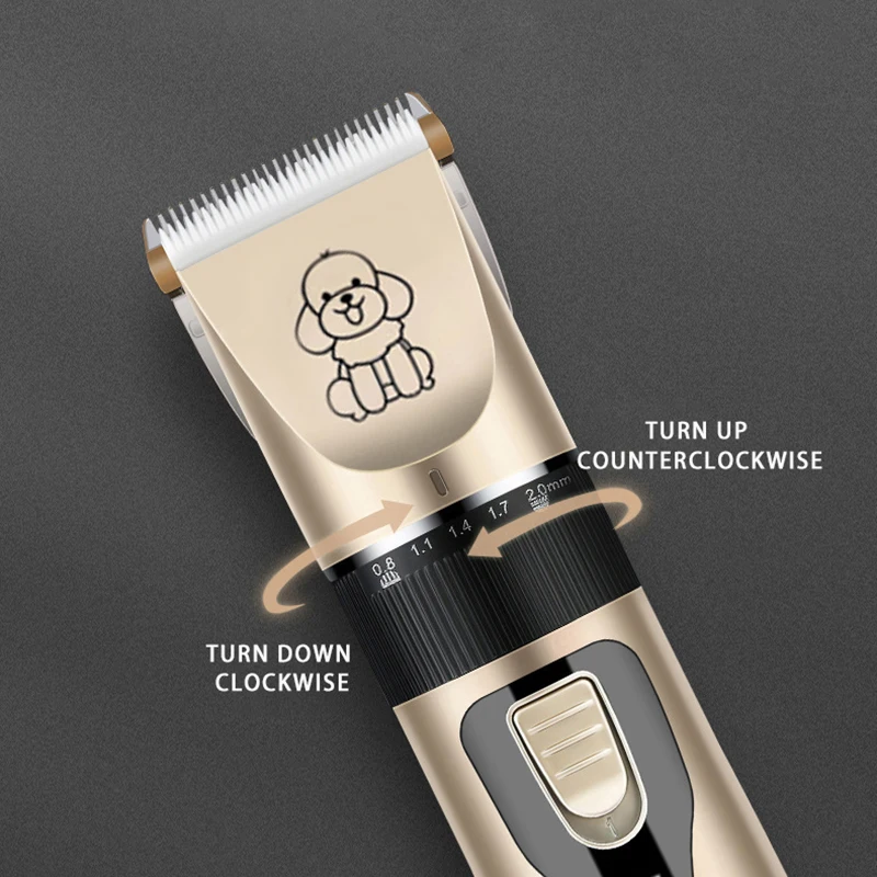 Cordless Pet Grooming Clippers with Ceramic Blade - Image 4